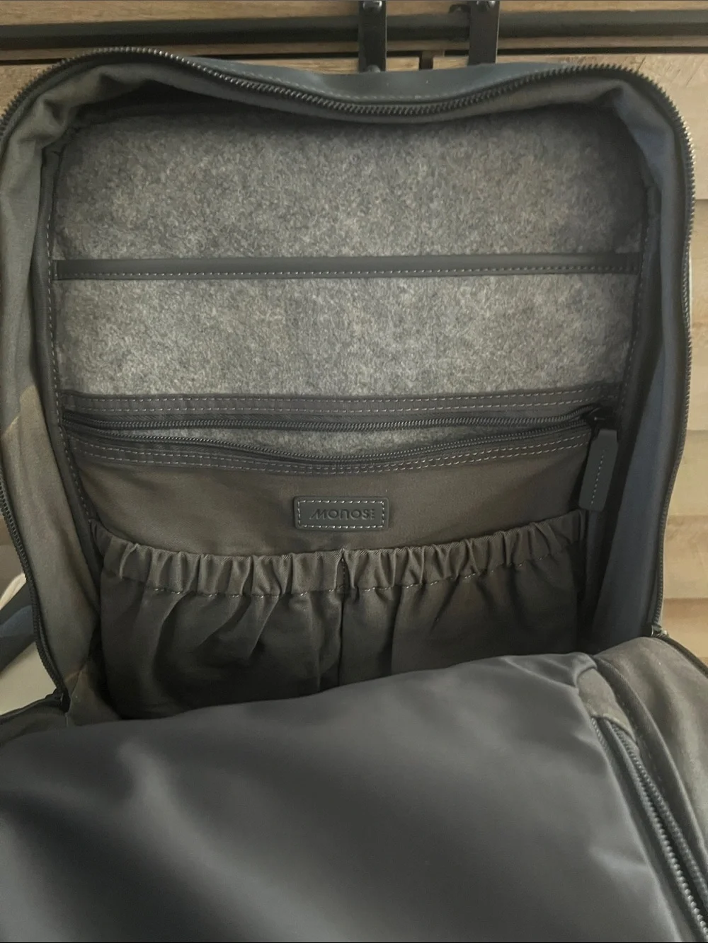 Monos unisex Backpack in Charcoal Gray — Modern Everyday Carry